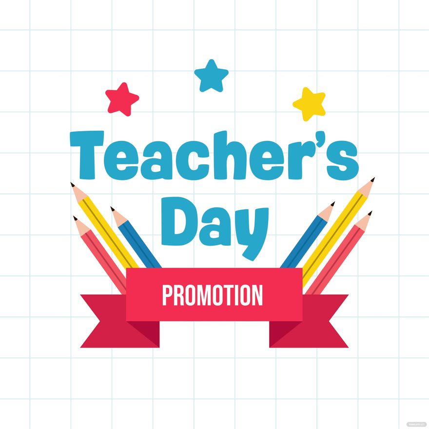 Teachers Day Promotion Vector