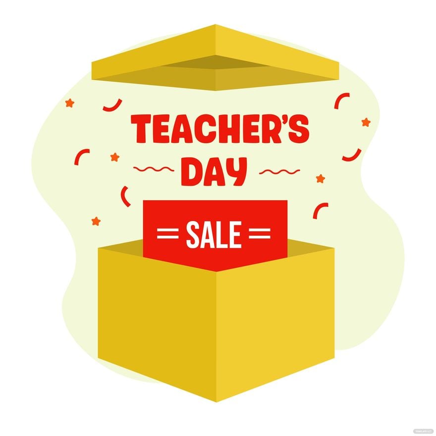 Teachers Day Sale Illustration