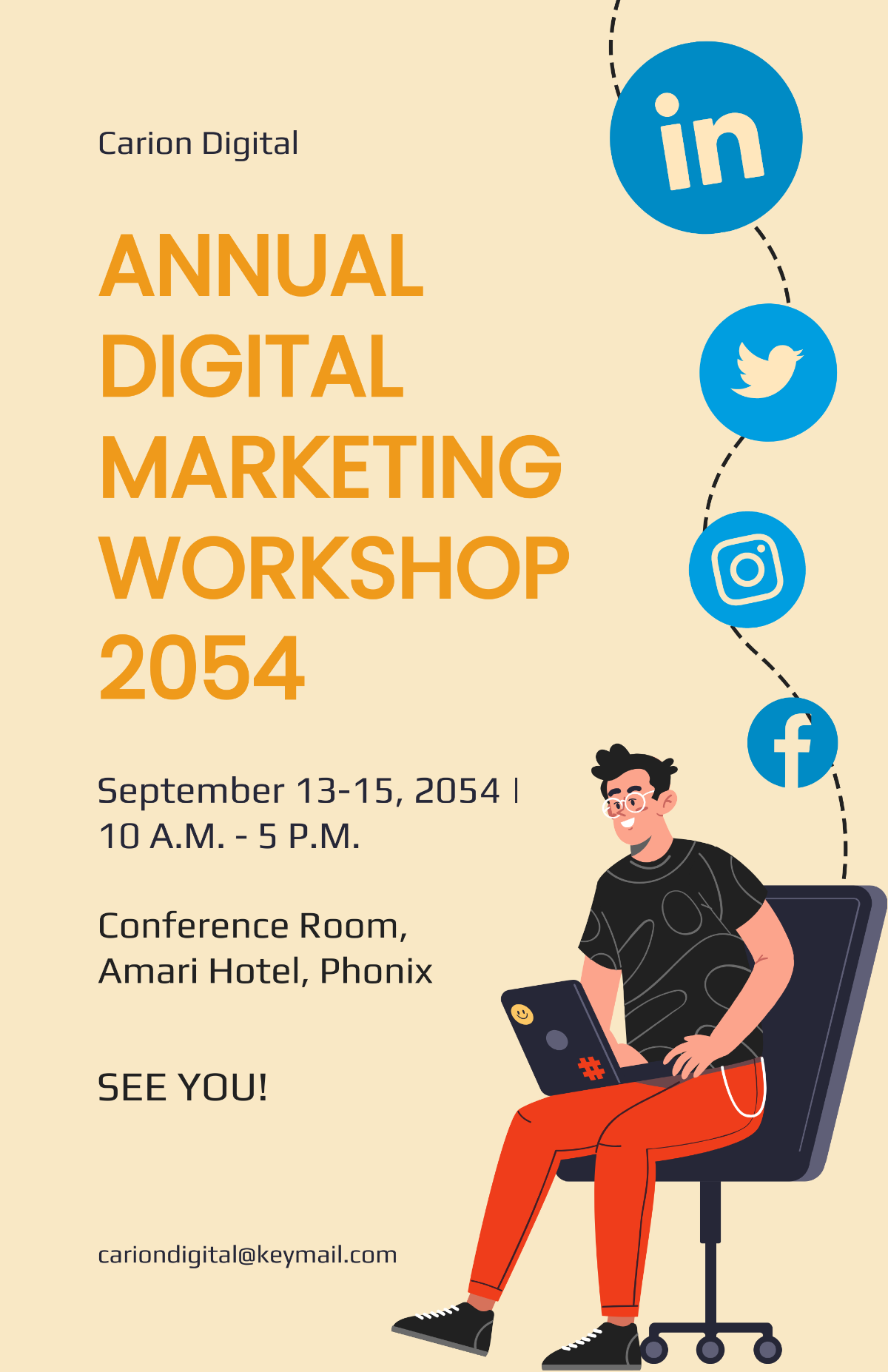 Digital Marketing Course Poster