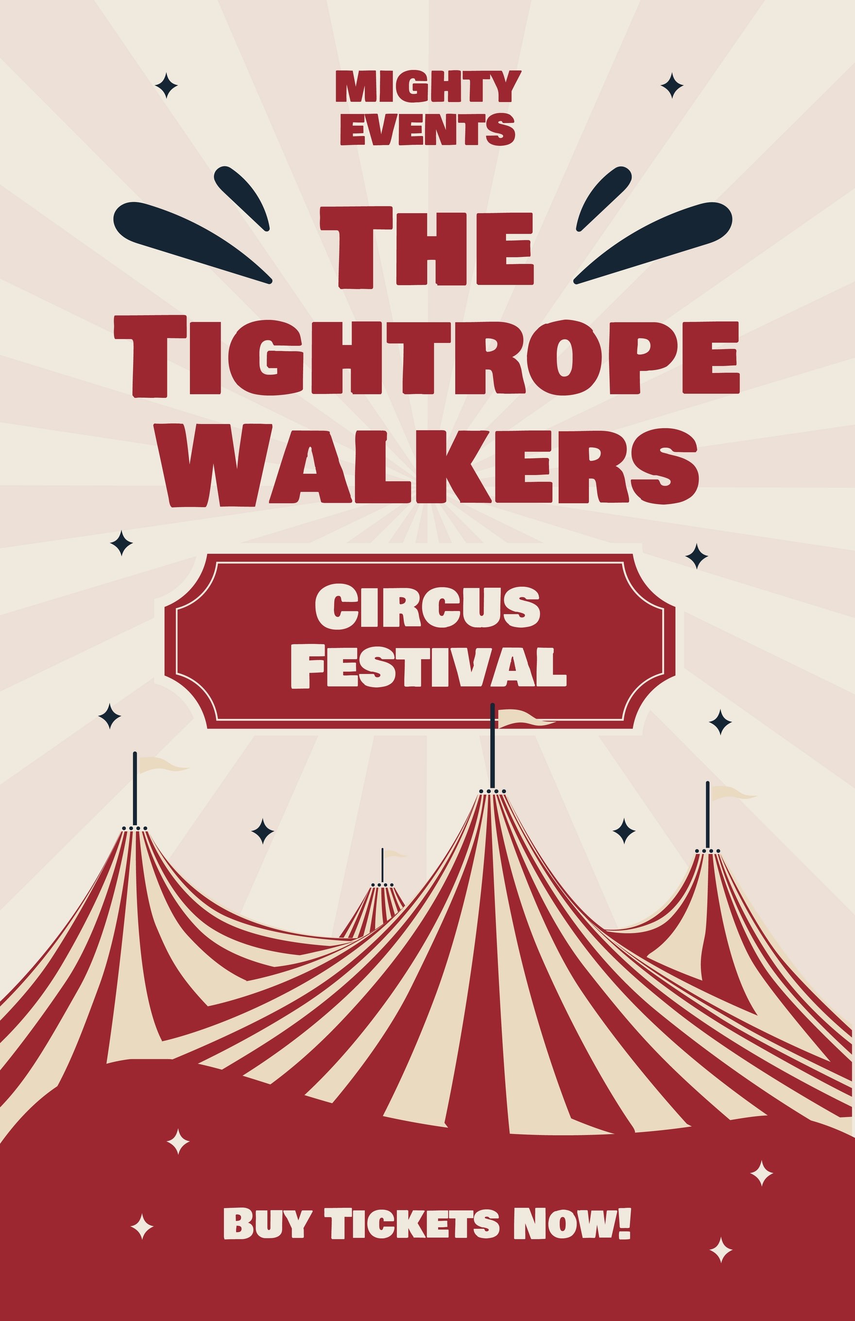 Vintage Circus Poster Template