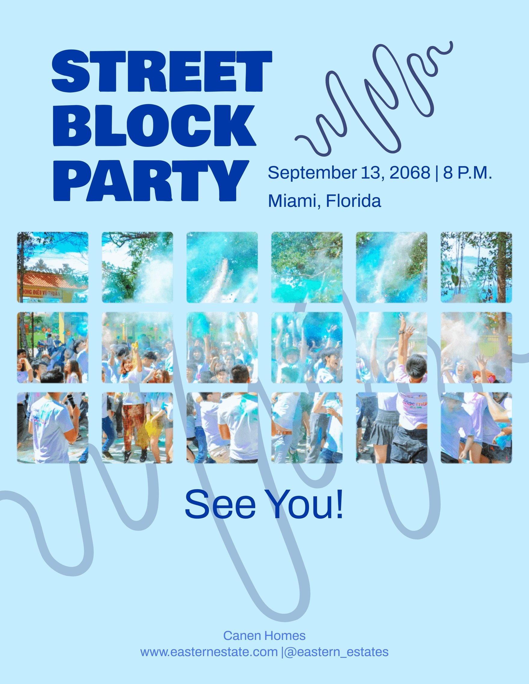 Street Block Party Flyer