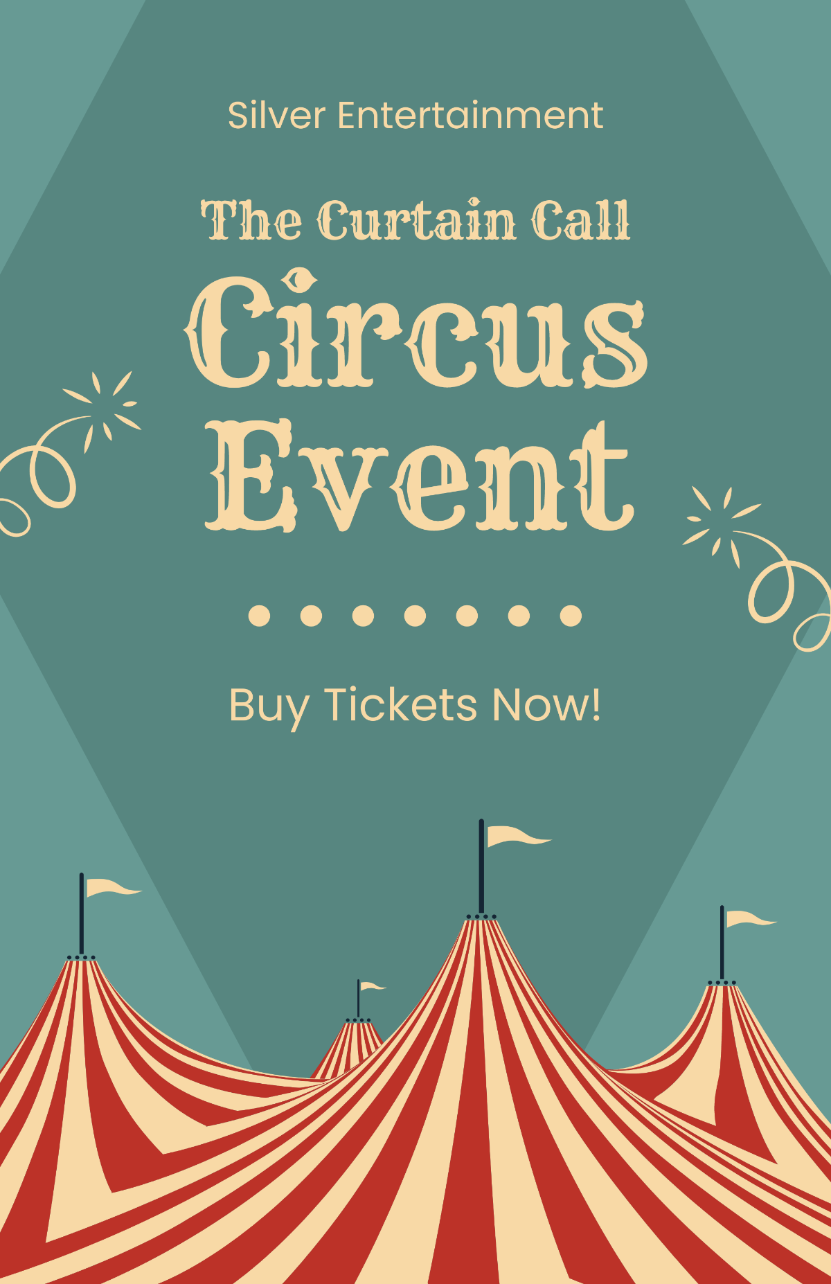 Old Fashioned Circus Poster Template