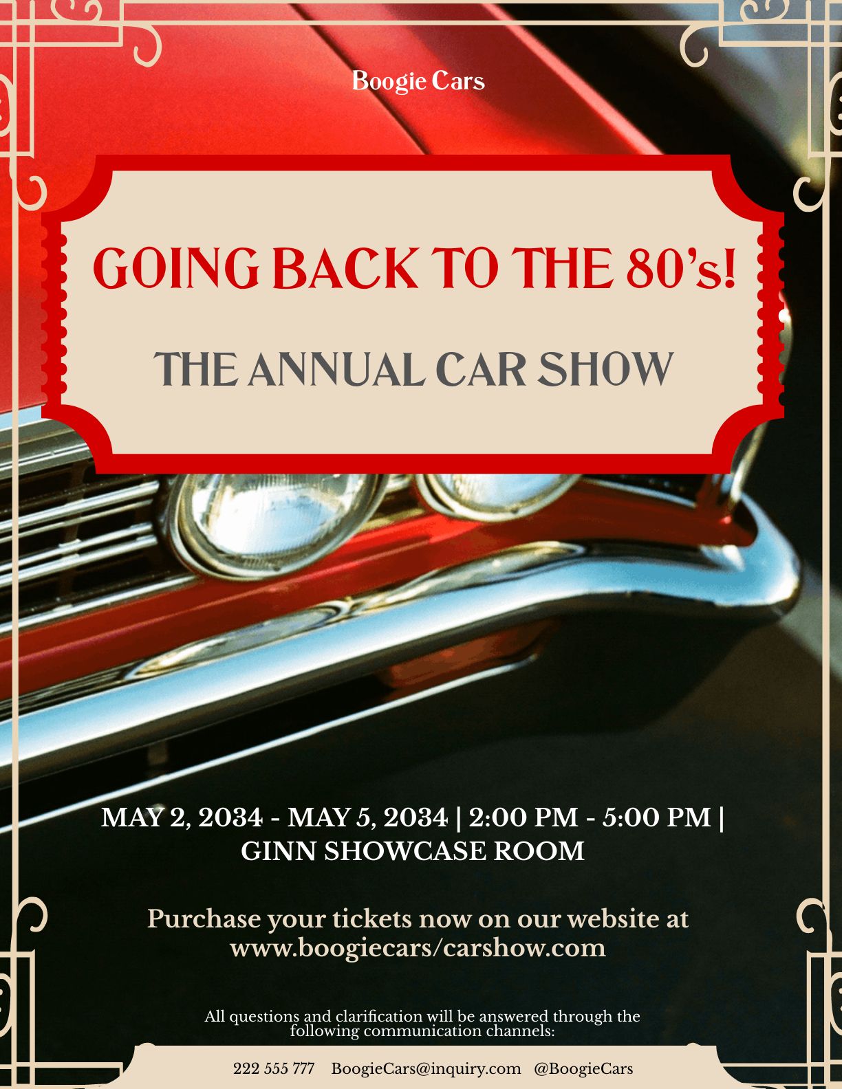 Free Vintage Car Show Flyer