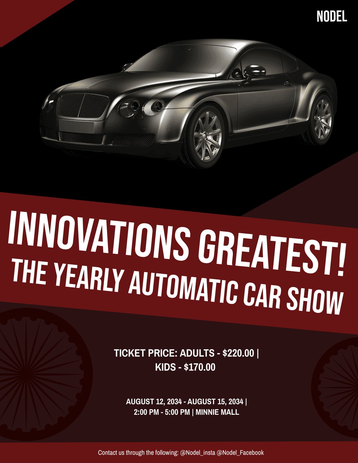Auto Show Flyer