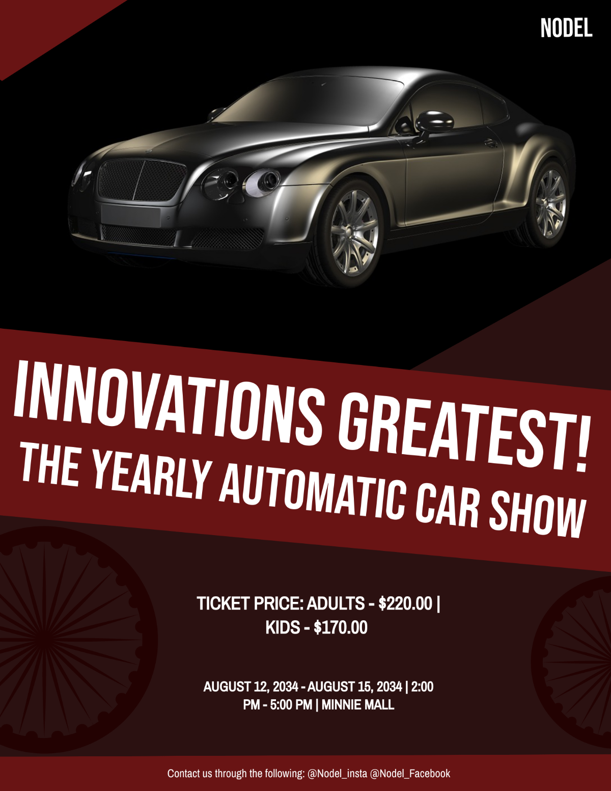 Auto Show Flyer Template