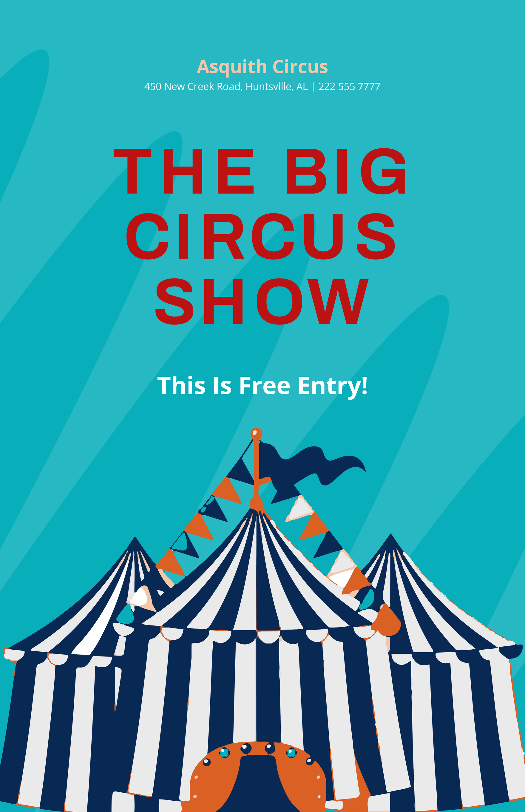 Old School Circus Poster Template