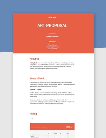 download free proposal template illustrator