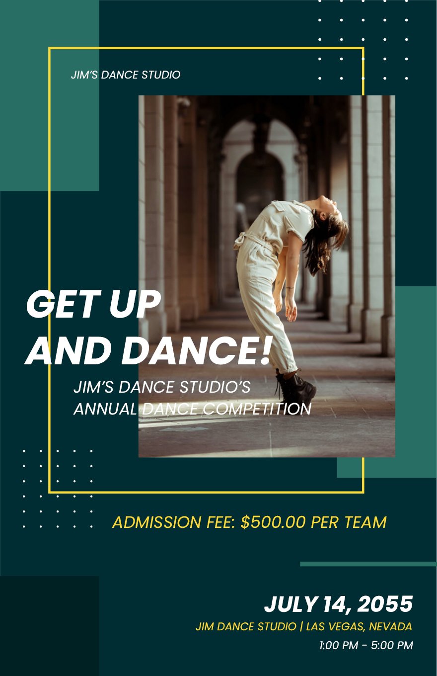 Dance Event Poster Template
