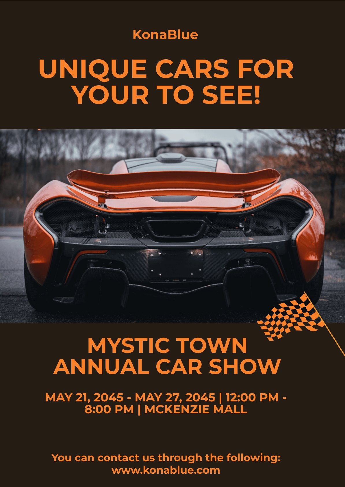 Free Exotic Car Show Flyer
