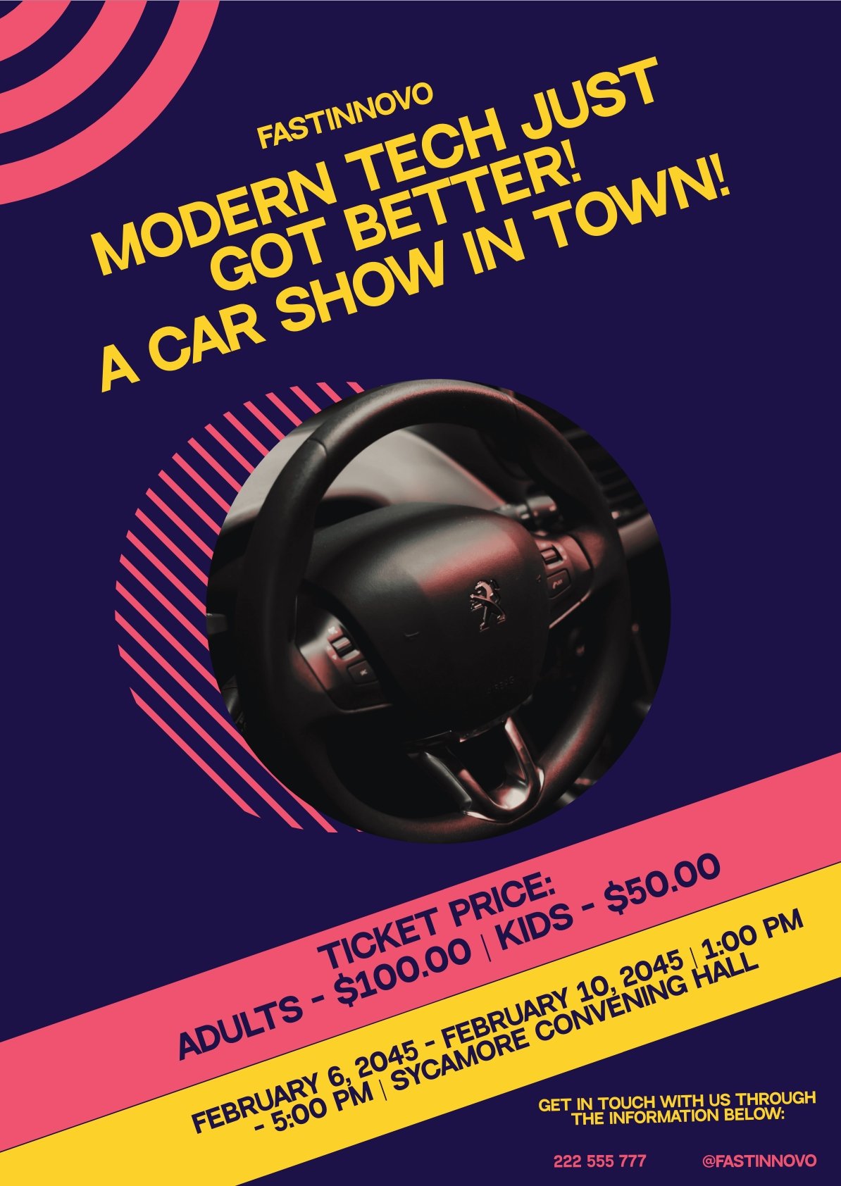 Modern Car Show Flyer