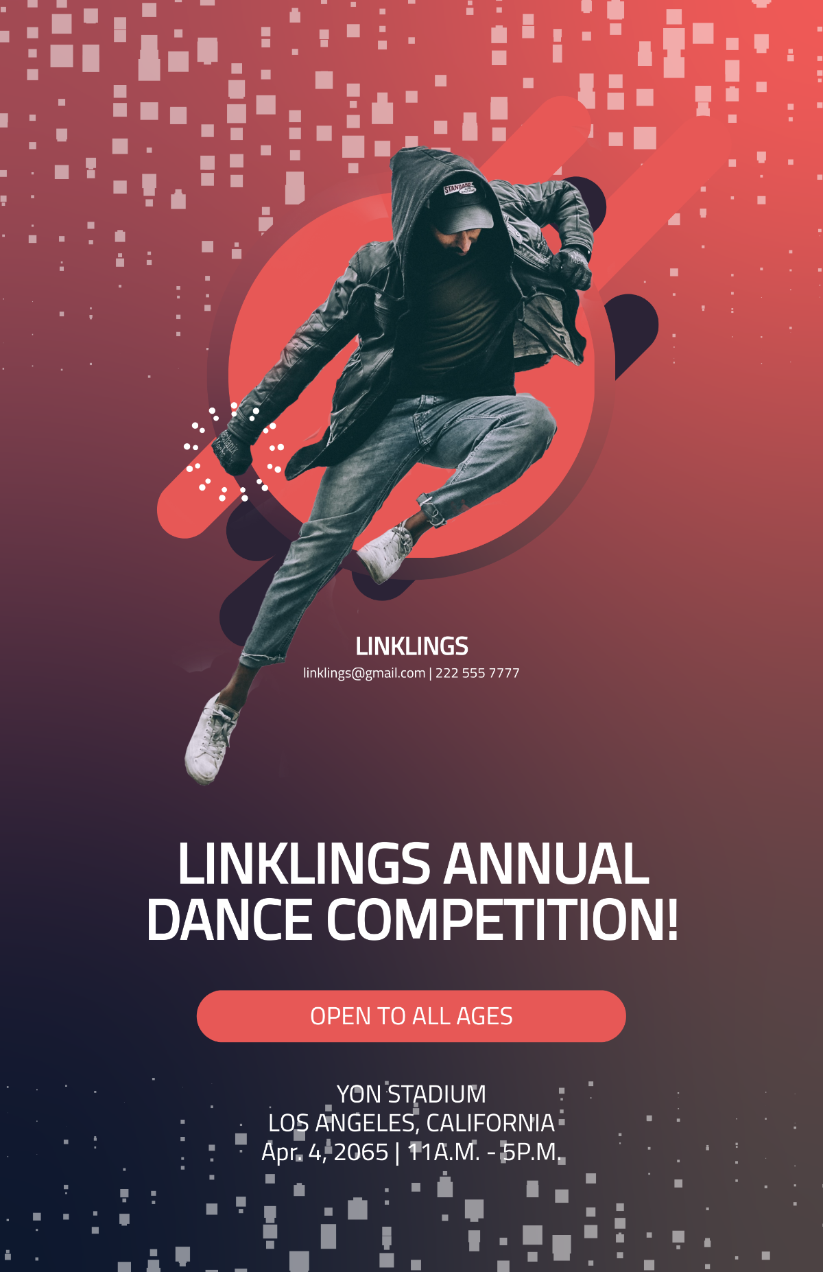 Free Dance Show Poster Template