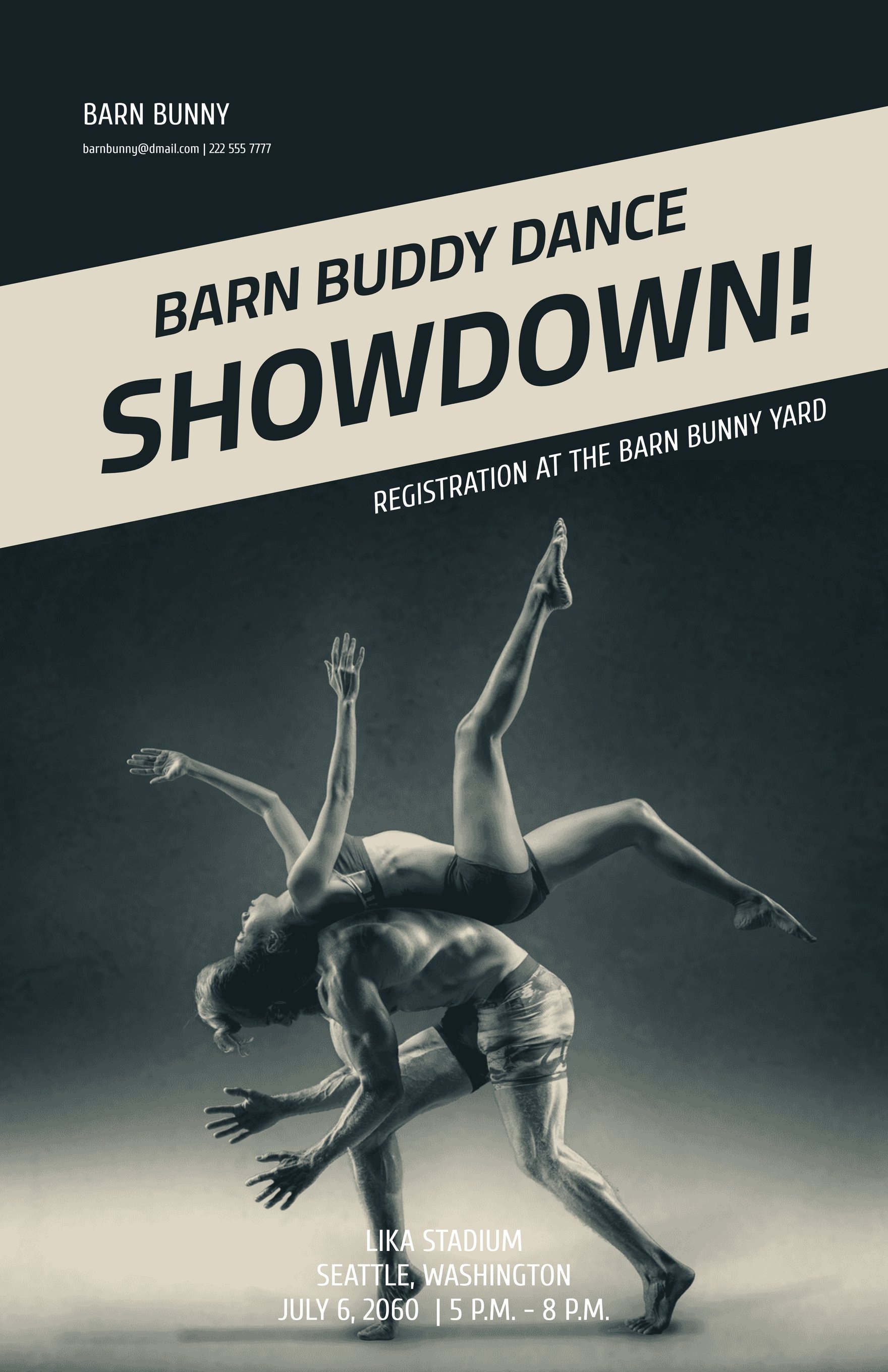 Barn Dance Poster Template