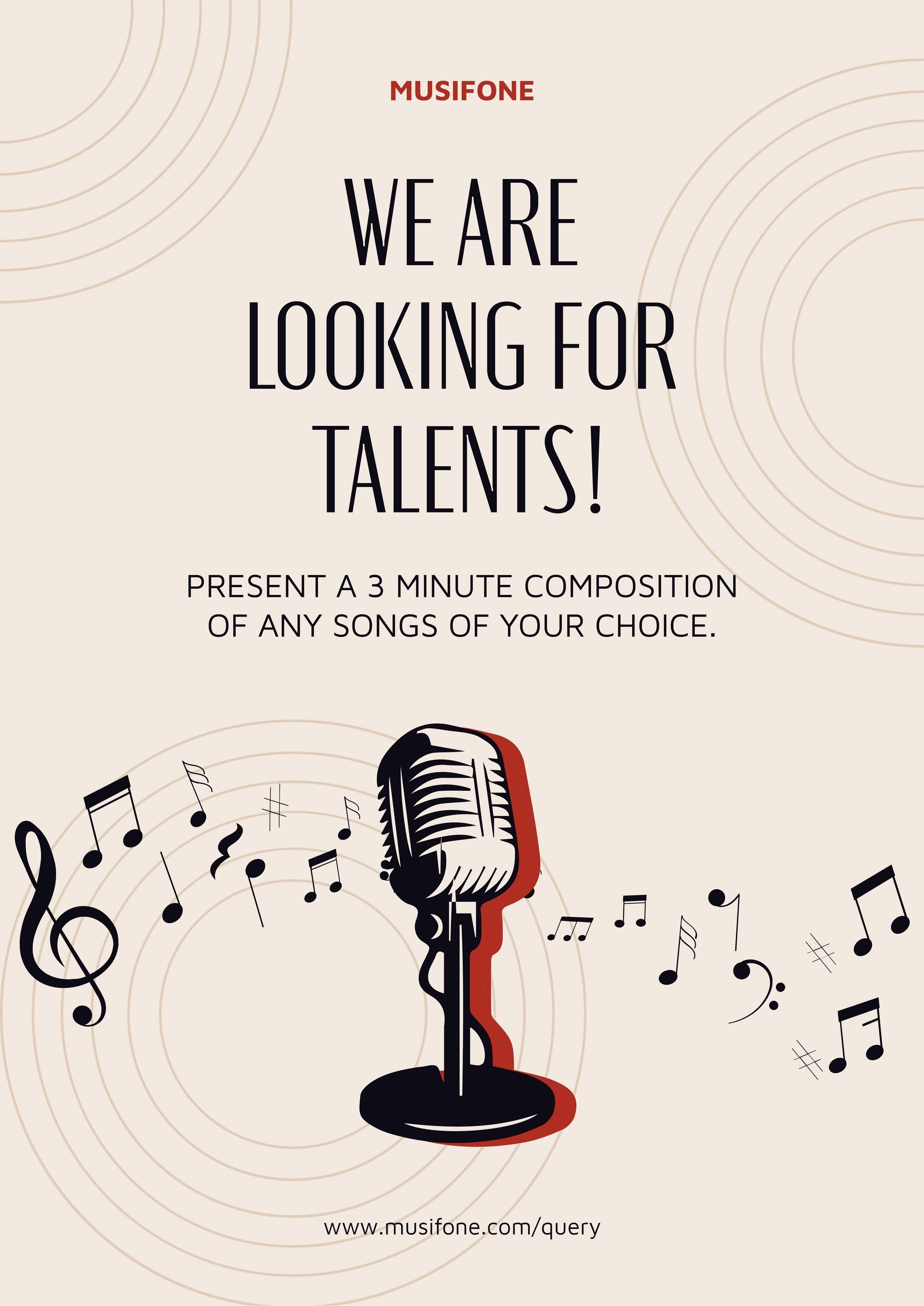 Music A3 Poster Template