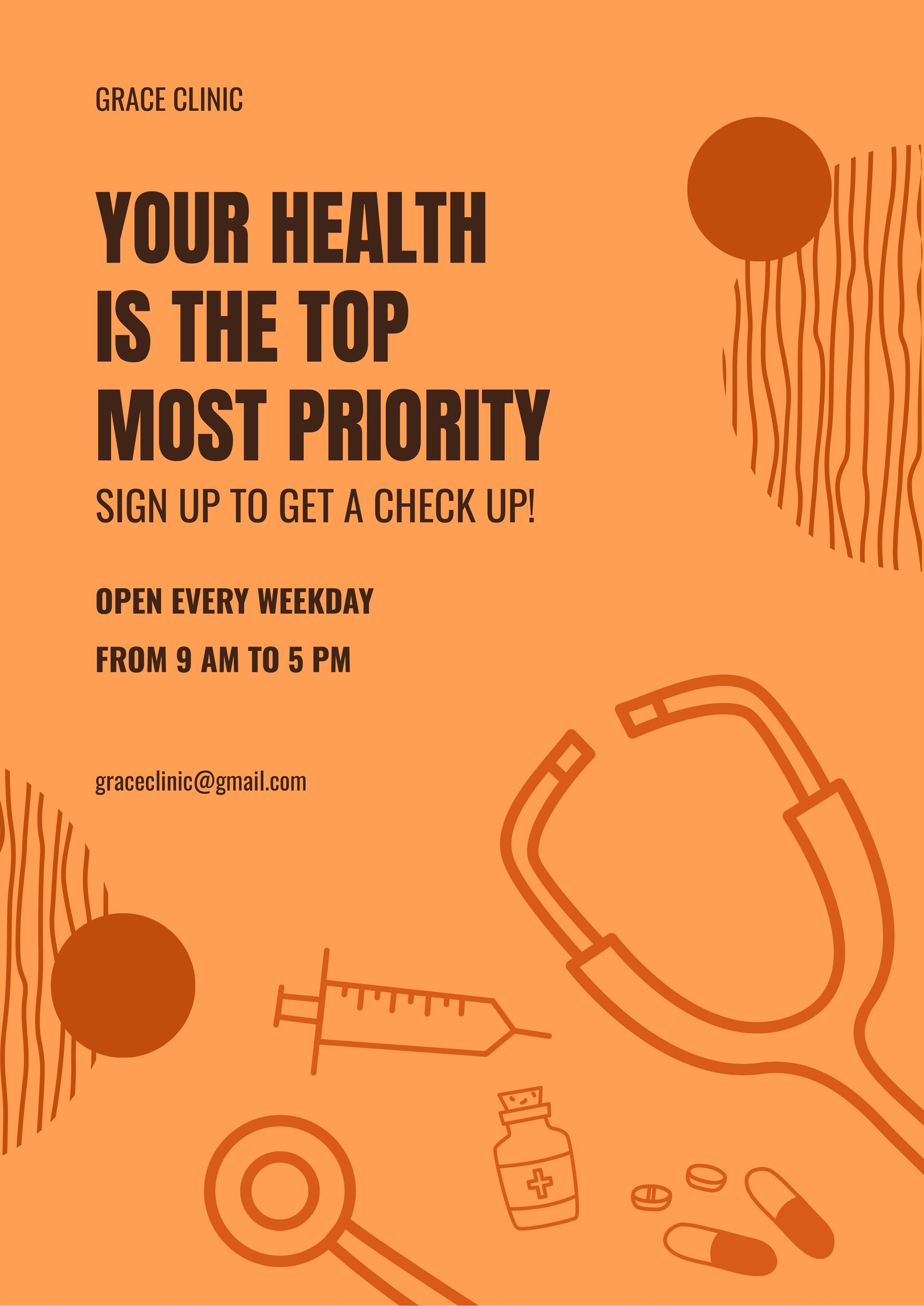 A3 Healthcare Poster Template