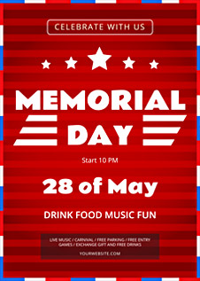 Memorial Day Car Sales >> Free Contest Flyer Template in Adobe Photoshop, Microsoft ... Memorial Day Car Sales >> Free Contest Flyer Template in Adobe Photoshop, Microsoft ...