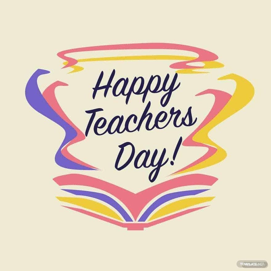 Teachers Day Logo Vector