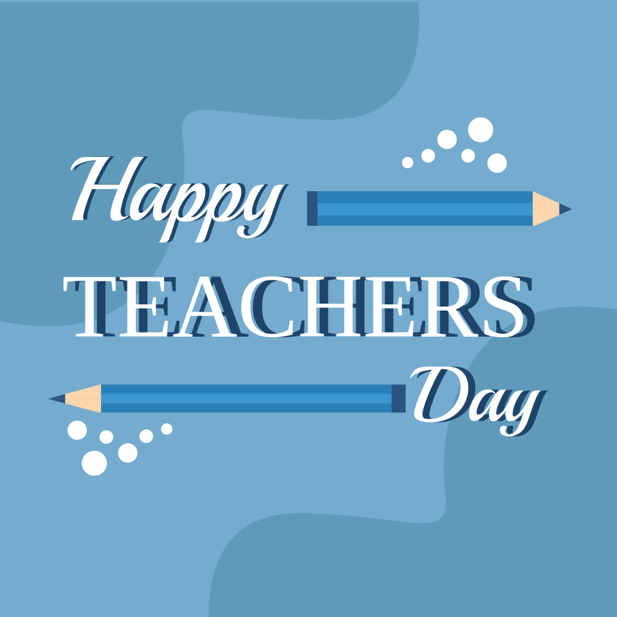 Teachers Day Symbol Vector Template