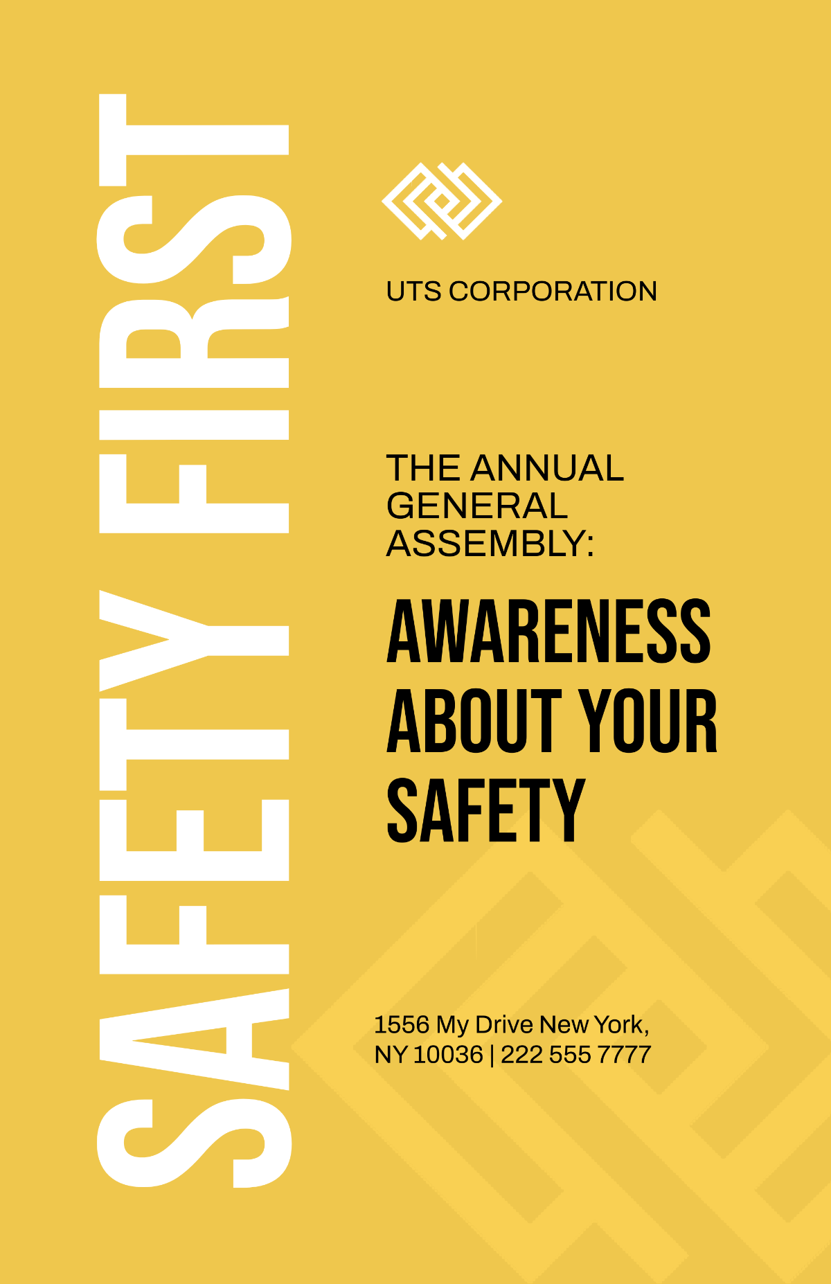 Free A3 Safety Poster Template
