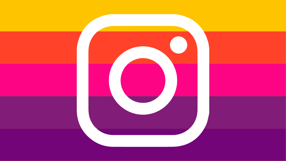 Free Instagram Gradient Background Template