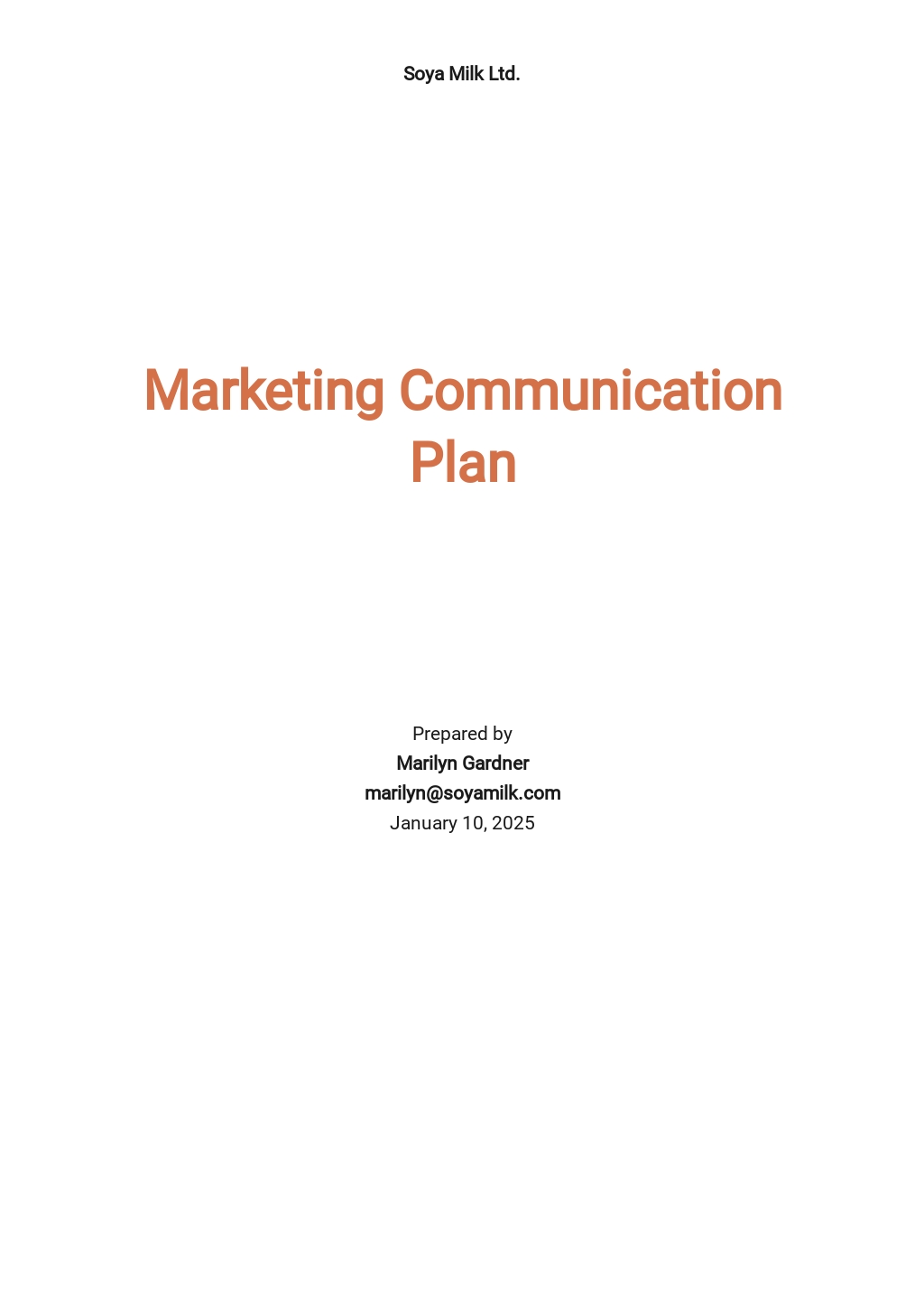 53 Free Communication Plan Templates Edit And Download 9519