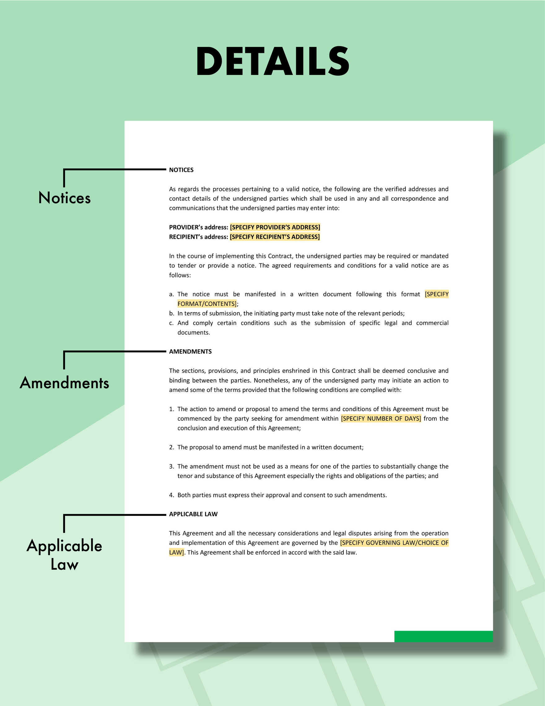Annual Maintenance Contract Template