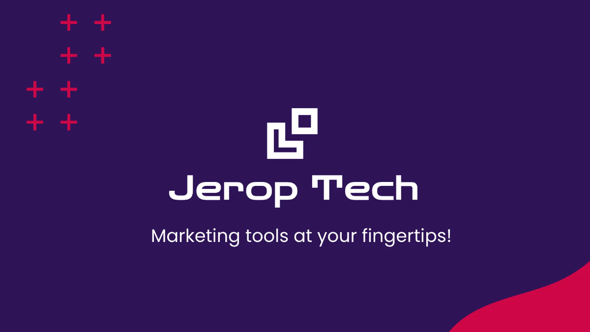 Free Marketing Tools Video Template to Edit Online