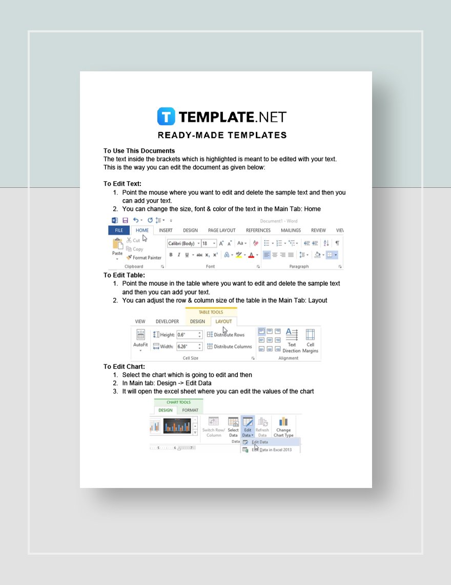 Exception Report Template