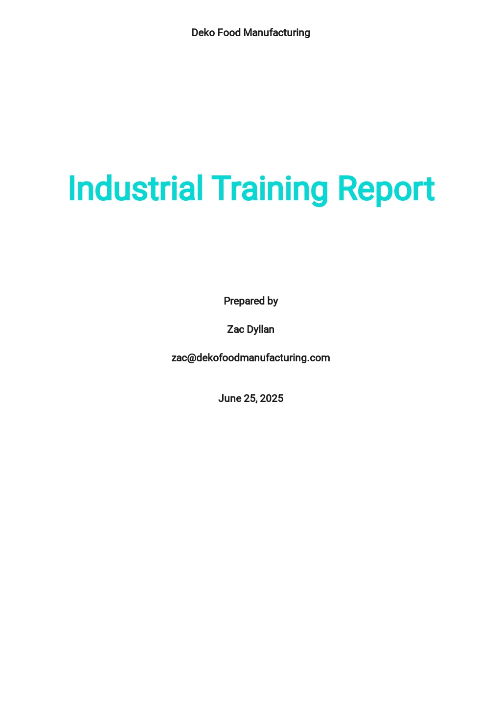 11+ FREE Training Report Templates [Edit & Download] | Template.net