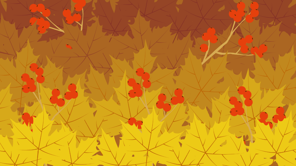 Fall Gradient Background Template
