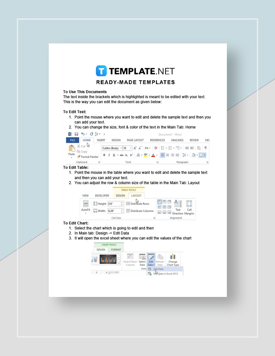 Business Investment Plan Template
