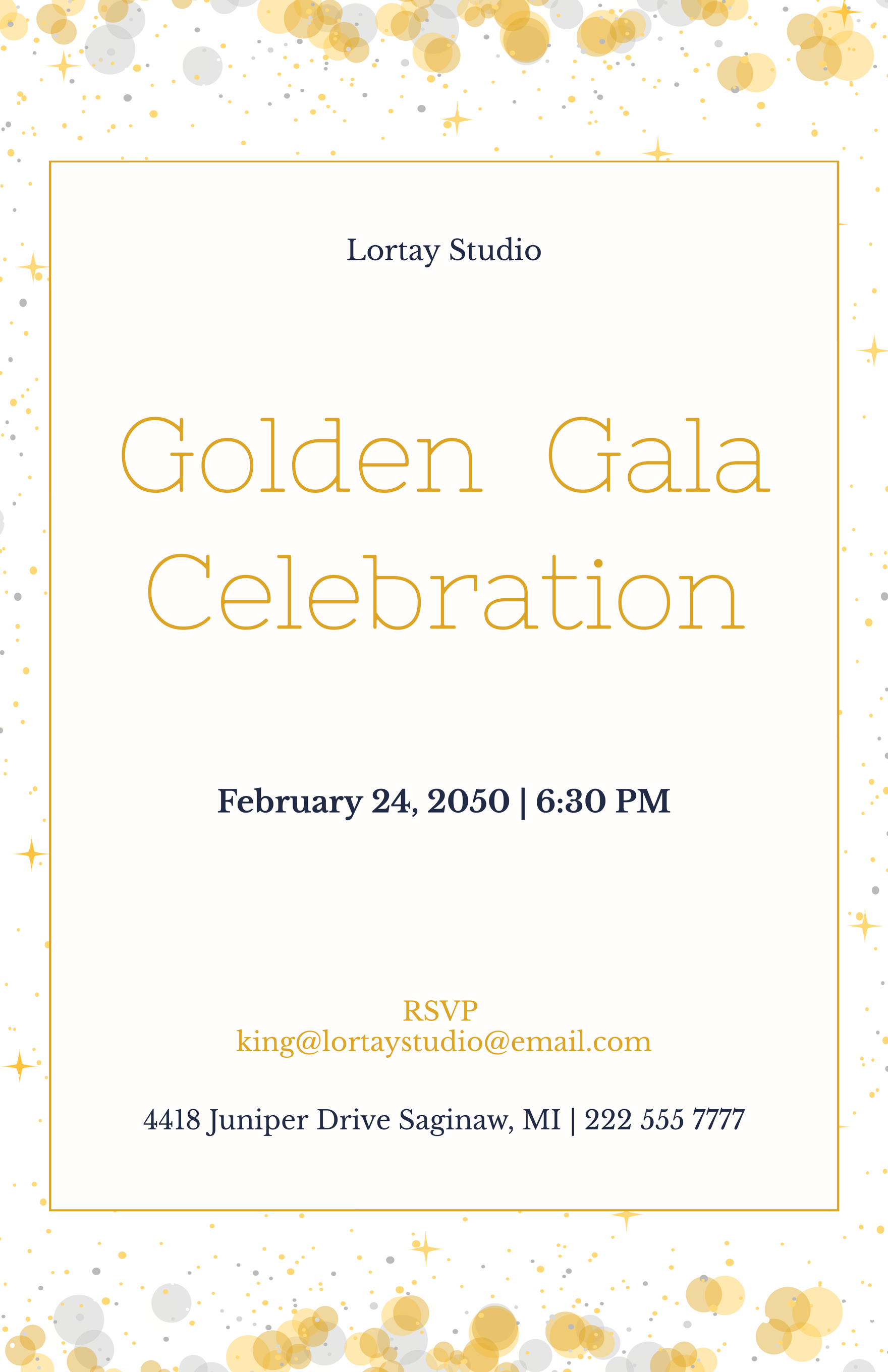 Free Golden Gala Poster Template in Word, Google Docs, Illustrator, PSD, Apple Pages, Publisher