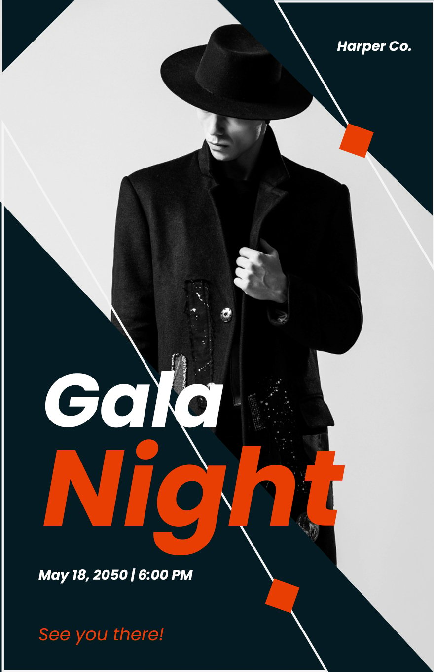 Gala Event Poster Template