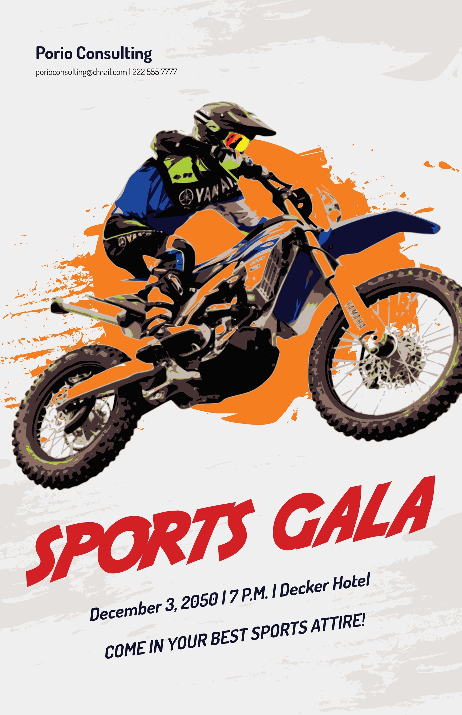 Sports Gala Poster Template
