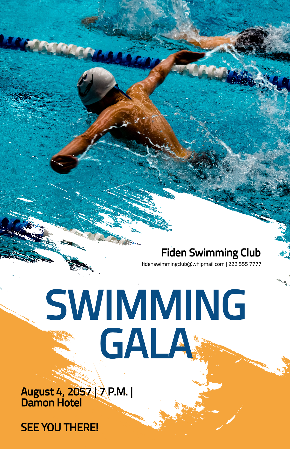 Swimming Gala Poster