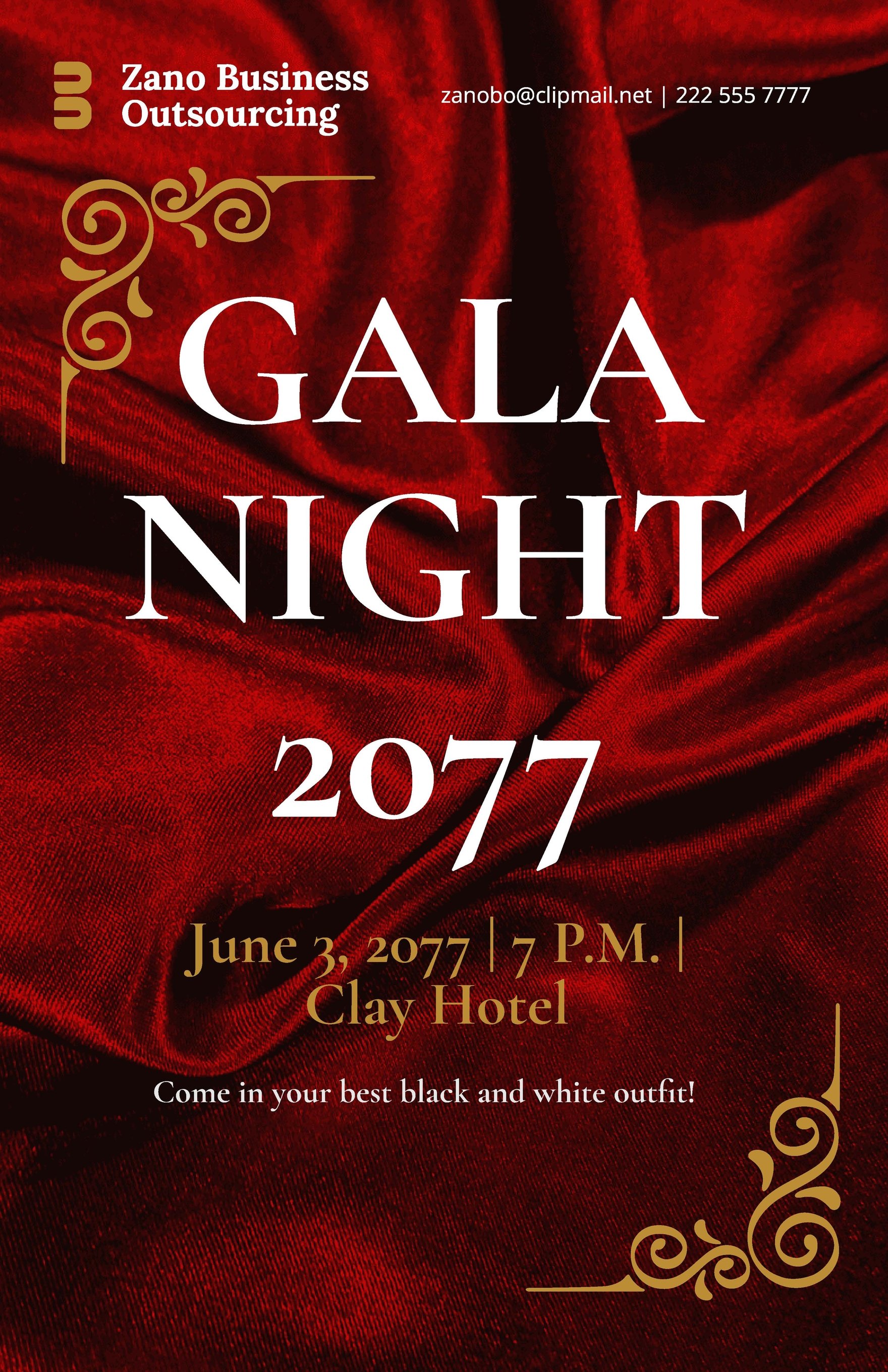 Elegant Gala Poster Template