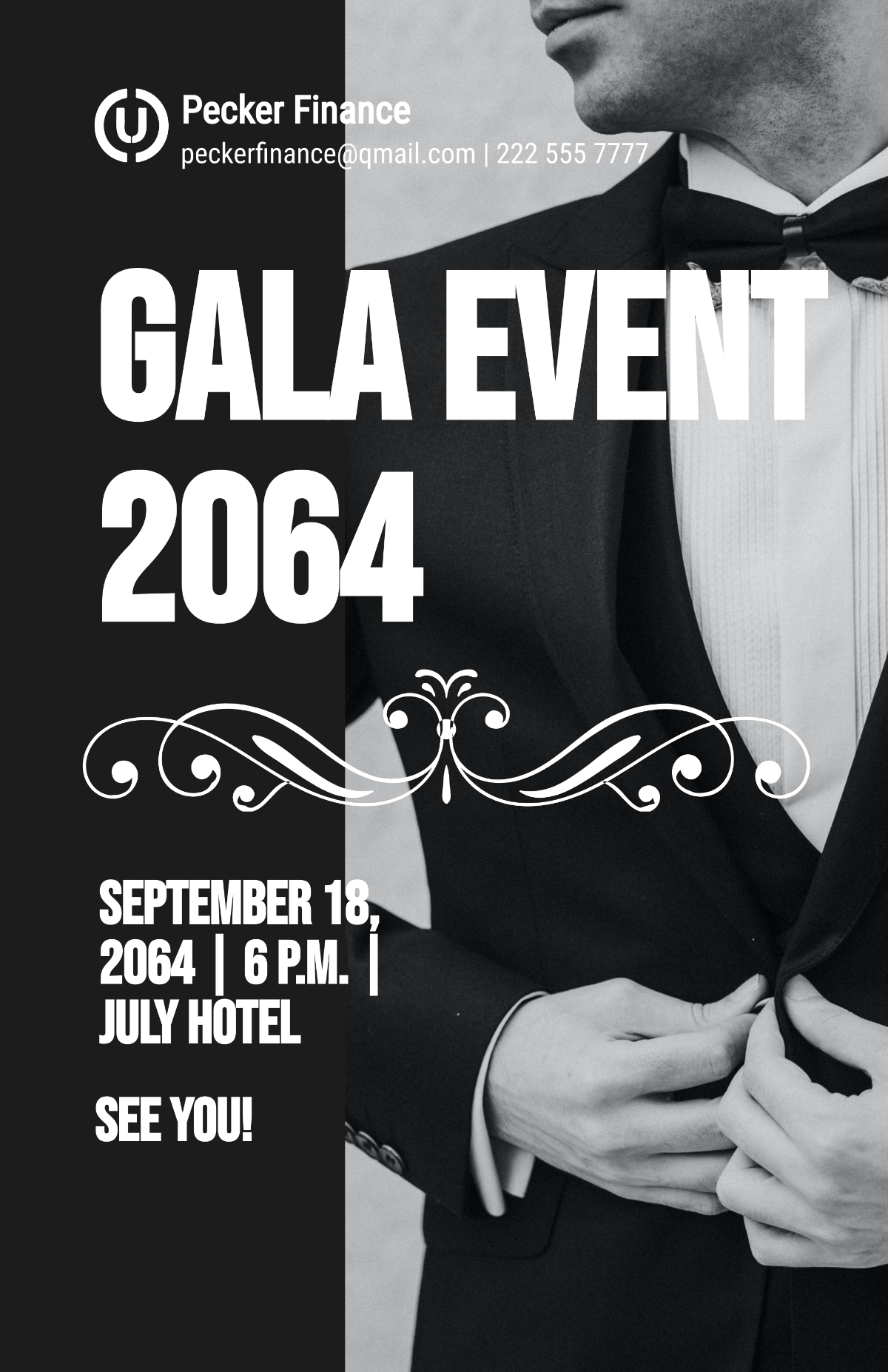 Action And Gala Poster Template