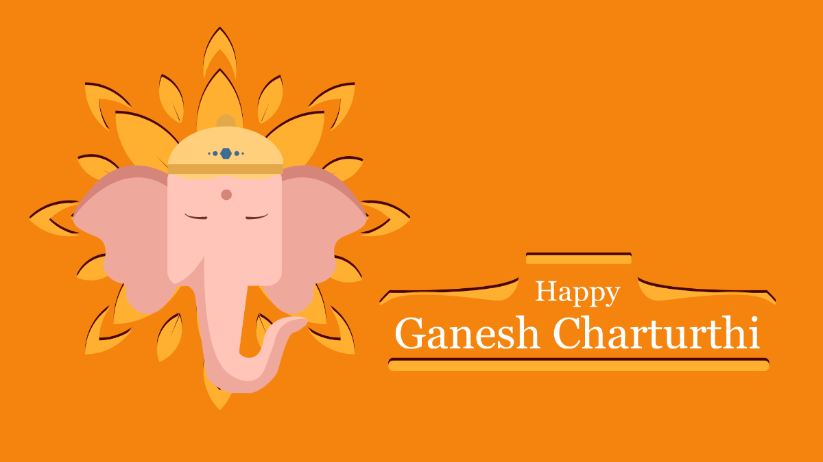 High Resolution Ganesh Chaturthi Background Template