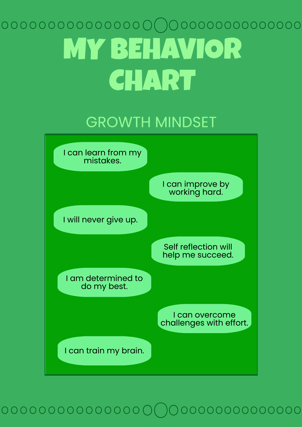 FREE Behavior Chart Templates Examples Edit Online Download