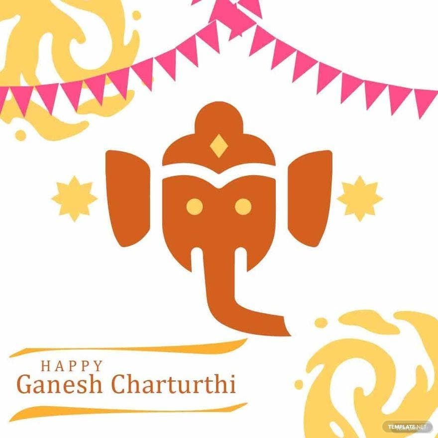 Ganesh Chaturthi Clipart Vector