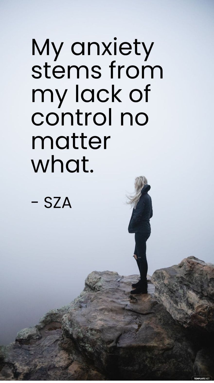 SZA - My anxiety stems from my lack of control no matter what. in JPG