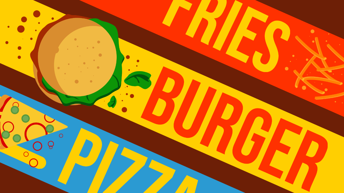 Fast Food Background Template
