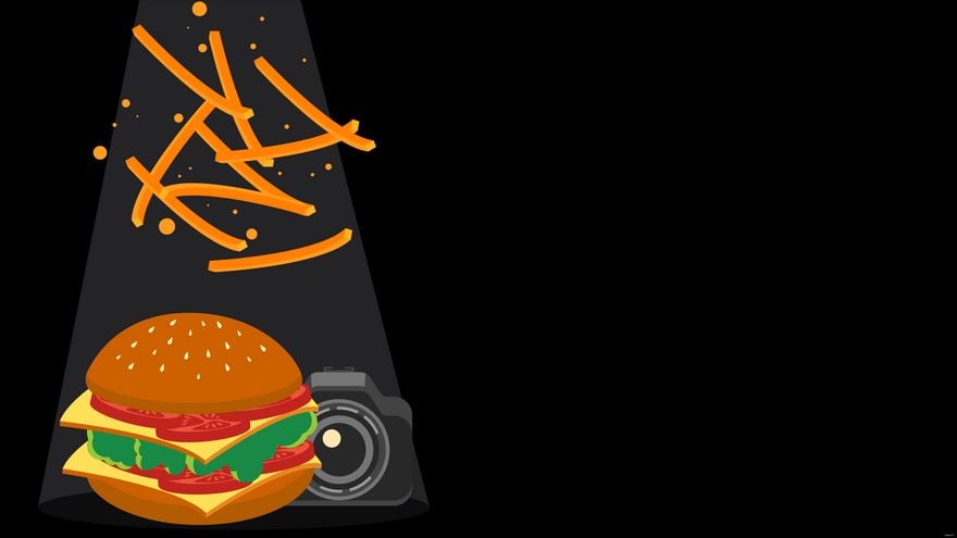Fast Food Background - EPS, Illustrator, JPG, PNG, SVG 