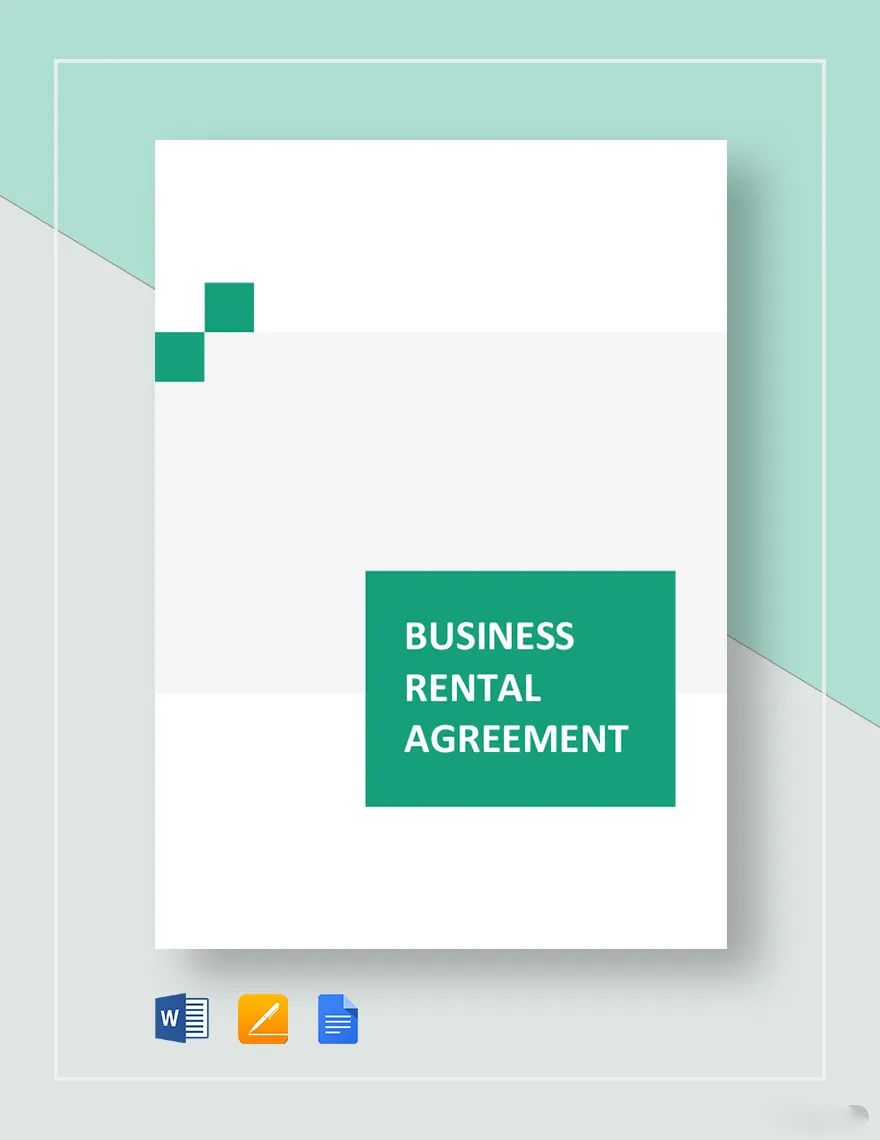 Business Rental Agreement Template