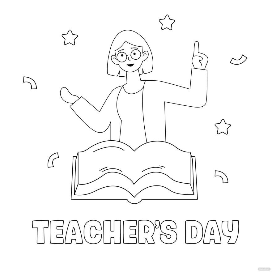 Happy Teachers Day Drawing