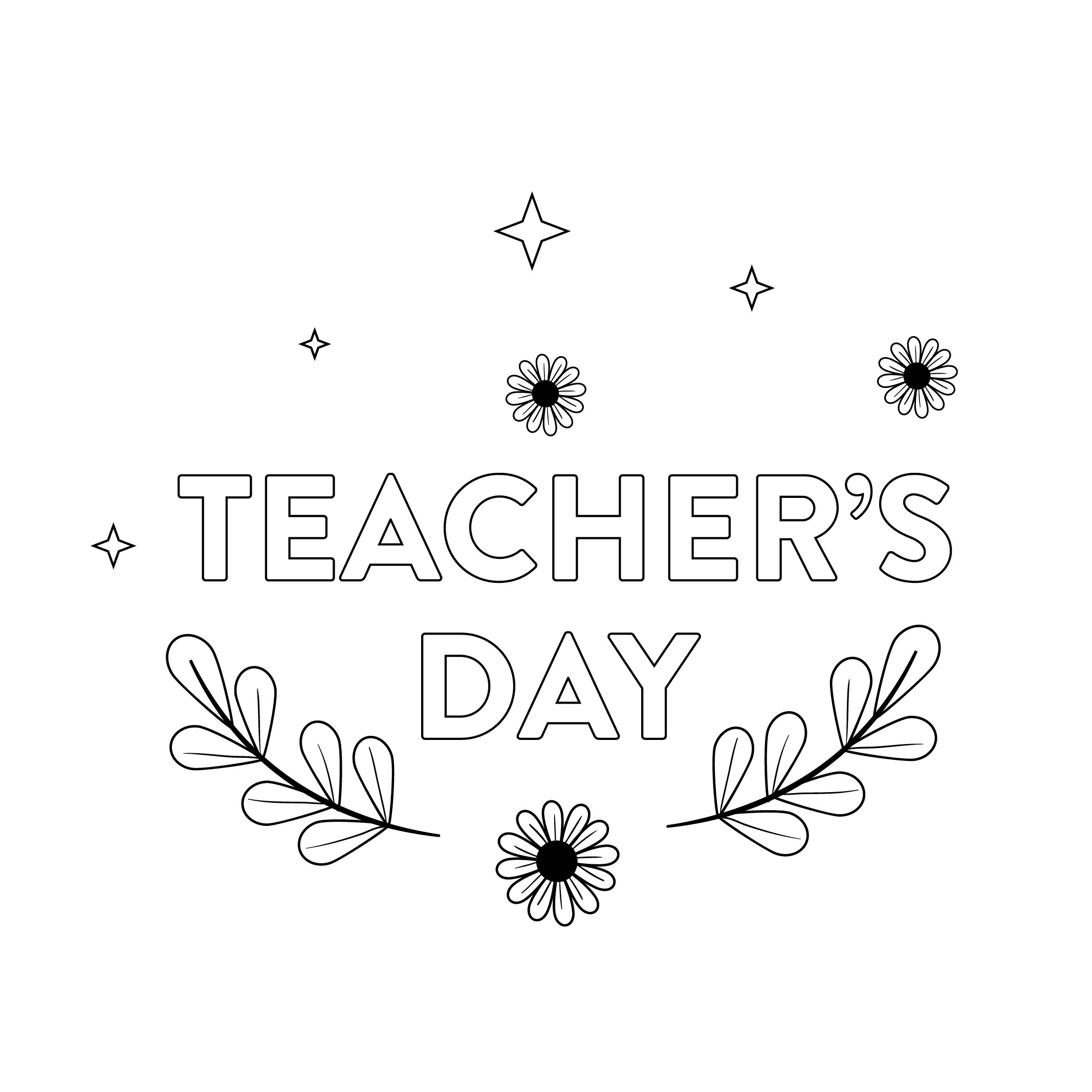 Happy teachers day stock illustration. Illustration of happy - 43849079