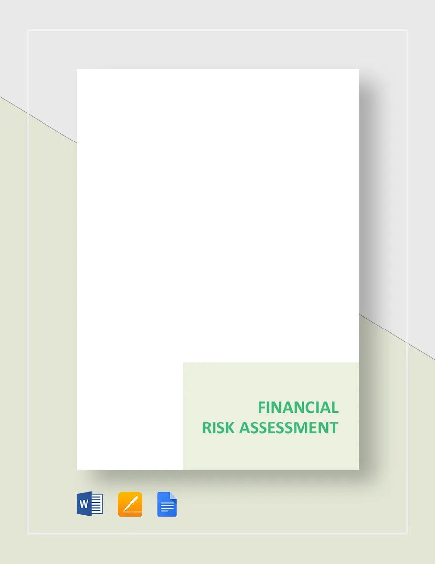 Financial Risk Assessment Template