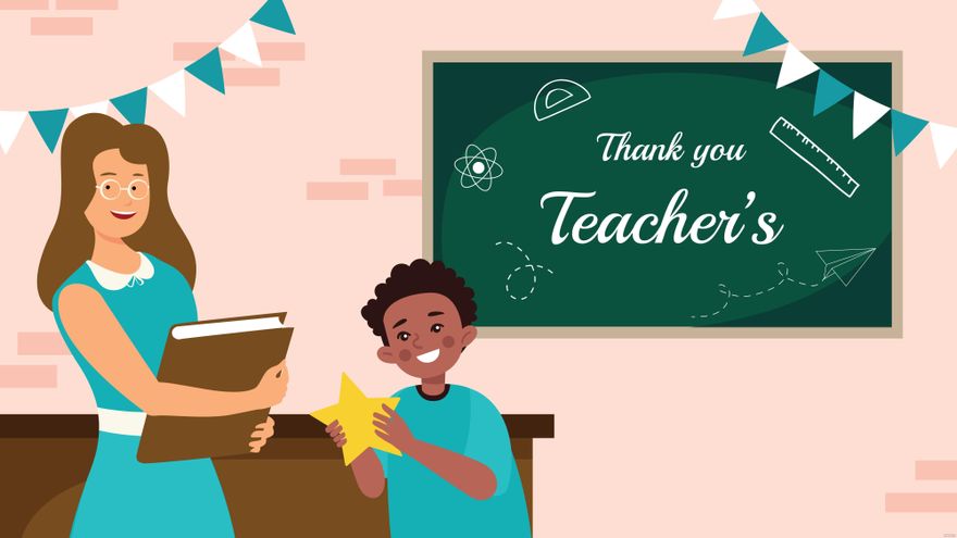 Free Teacher's Appreciation Day Background - EPS, Illustrator, JPG, PNG ...