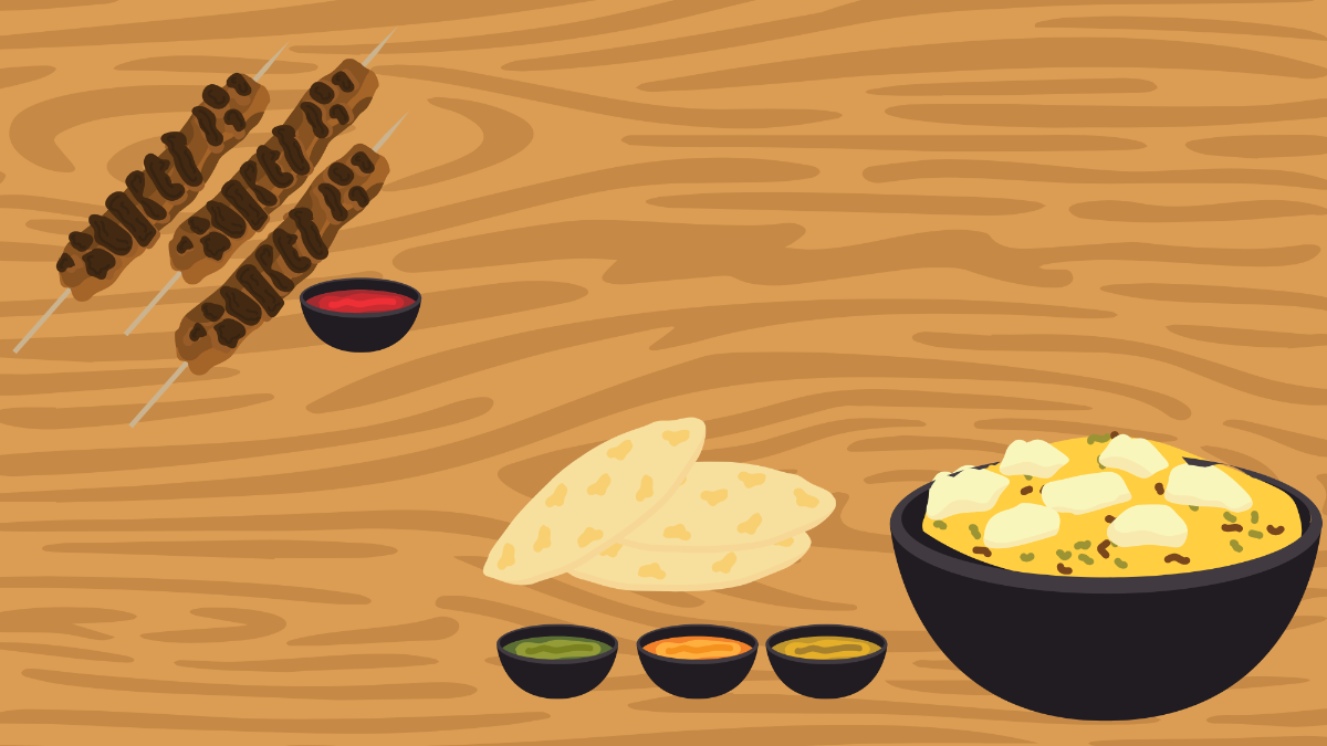 Free Indian Food Background Template