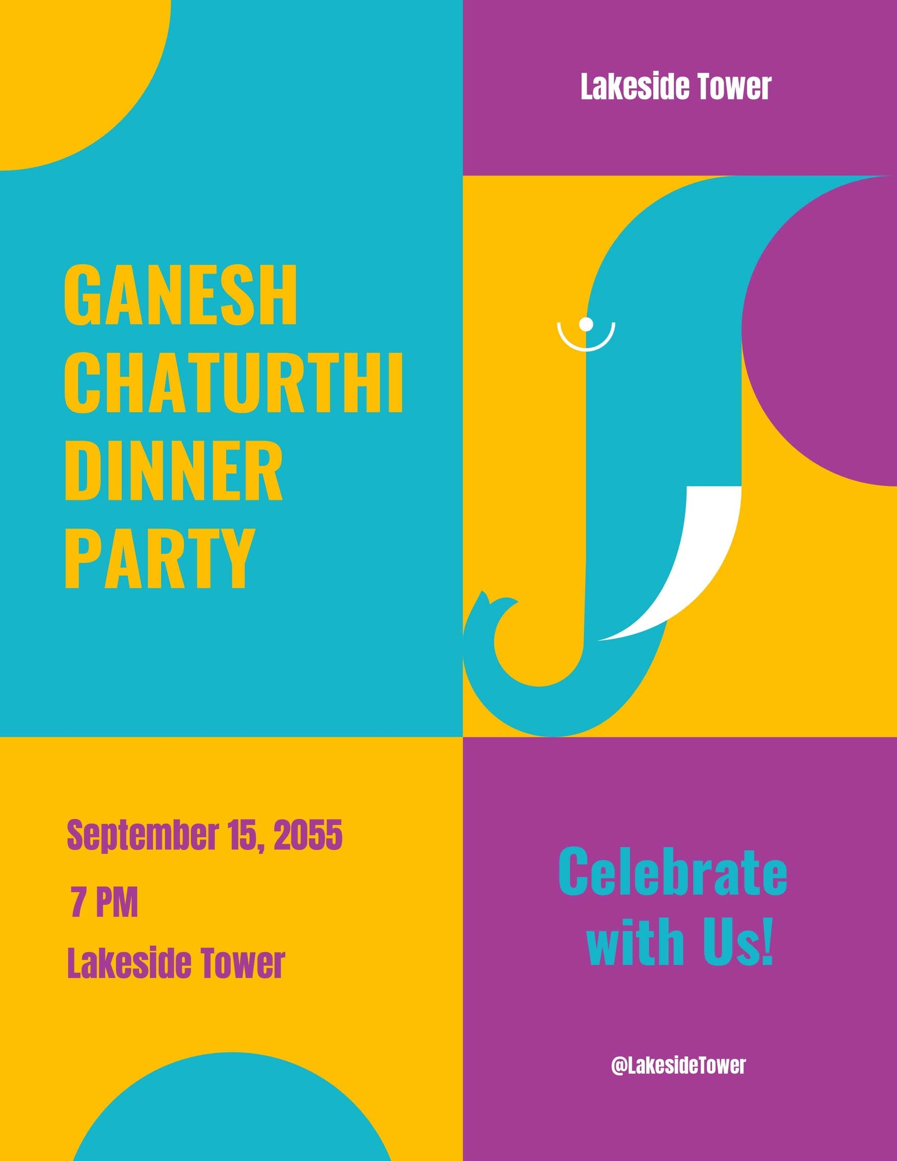 Creative Ganesh Chaturthi Flyer
