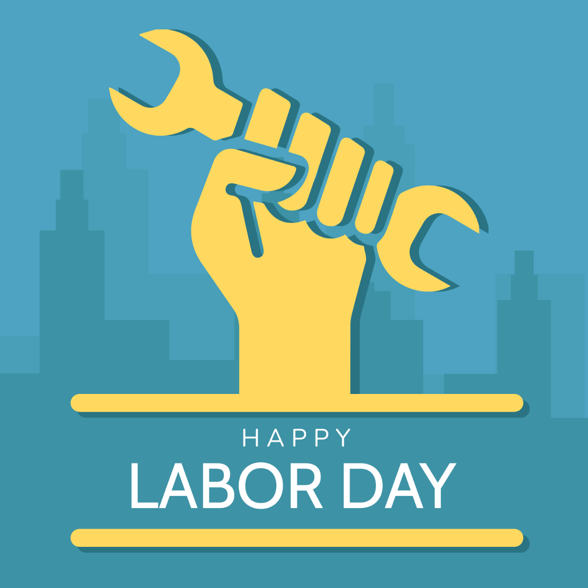 Labor Day Vector Art Template